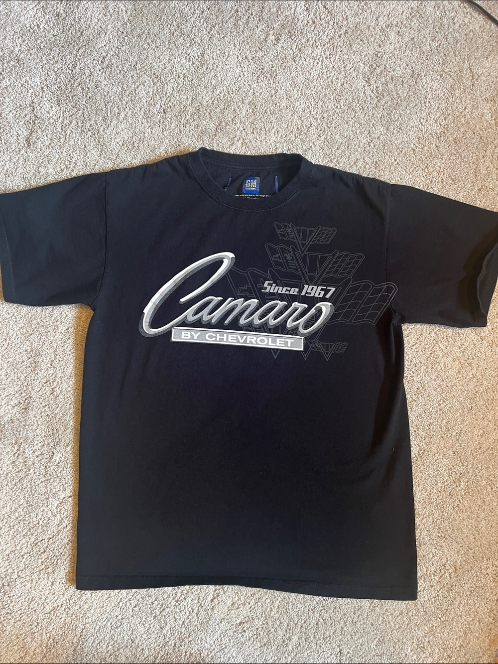 Camaro by Chevrolet Men’s Black Graphic Tee